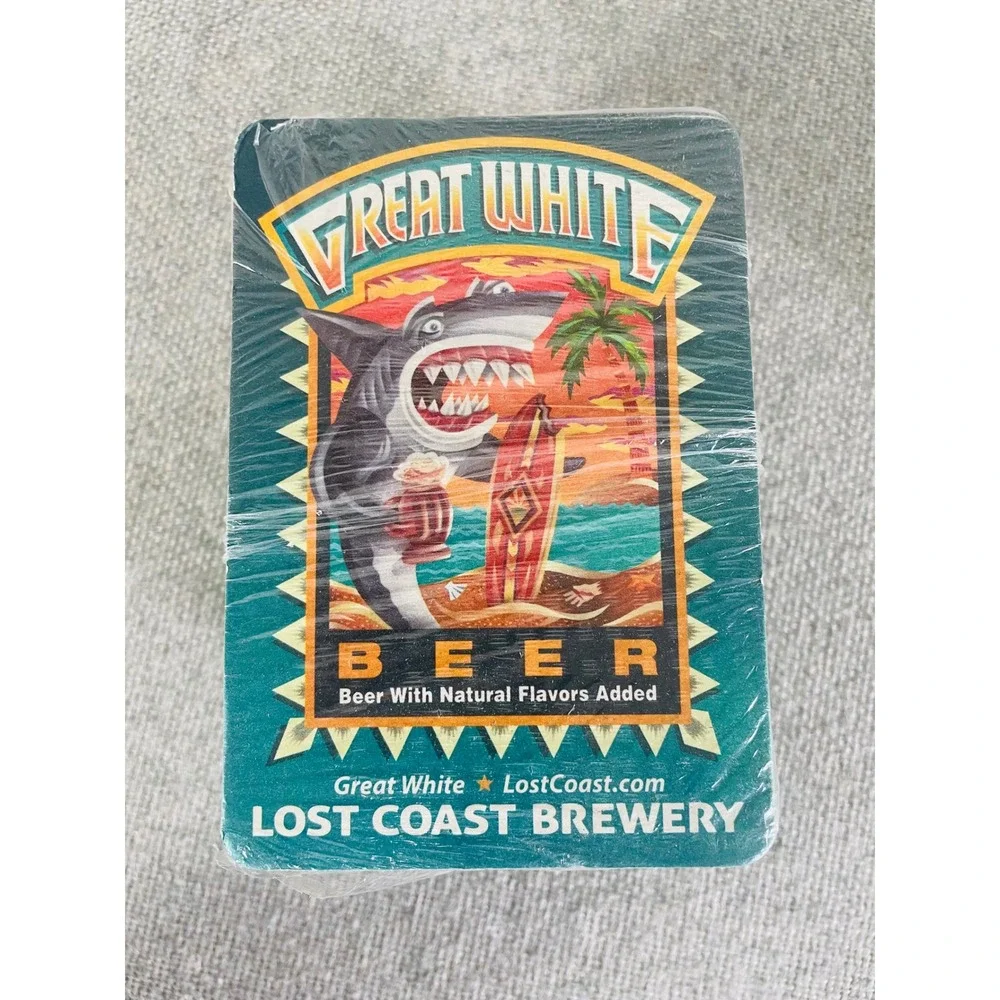 Lost Coast Brewery Beer Coasters Bulk Lot Tangerine Wheat Great White Bars Decor